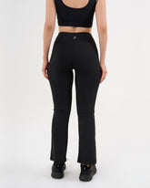 Women's High-Rise Flare Pants - Black